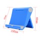 Mobile Phone Tablet Stand Holder Support Portable Adjust Universal Plastic Stand - Blue