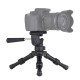 Portable Lightweight Folding Built-in Bubble Level Tabletop Mini Tripod black