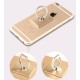 Portable Universal Metal Finger Ring Phone Holder - 360° Rotating Bracket for iPhone Samsung, Black