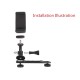 Smartphone Clip Holder Monitor Extension Bracket Support Mount Stabilizer for DJI OSMO Mobile 2