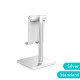 Telescopic Desk Mobile Phone Holder Stand for IPhone IPad Adjustable Metal Desktop Tablet Holder Silver-retractable version