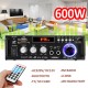 600W LCD Amplifier HIFI Audio Stereo Bluetooth FM 2CH AMP Car Home USB SD MP3 Player As shown