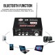 600W LCD Amplifier HIFI Audio Stereo Bluetooth FM 2CH AMP Car Home USB SD MP3 Player As shown