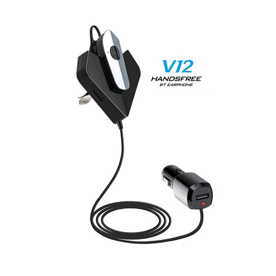 Bluetooth 5.0 Usb Charging Hands-free Private Conversation Car MP3 Bluetooth Player Headset black