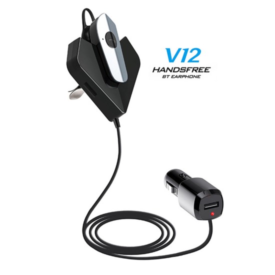 Bluetooth 5.0 Usb Charging Hands-free Private Conversation Car MP3 Bluetooth Player Headset black