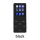 K1 1.8 Inch MP3 Player 8G 16G 32G HIFI Noise Built-In Speaker Recorder E-Book Support Extended Memory 128G Bluetooth black