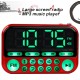 Mini Portable Radio Large Screen Handheld Digital FM USB TF MP3 Rechargeable Player Speaker red