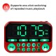 Mini Portable Radio Large Screen Handheld Digital FM USB TF MP3 Rechargeable Player Speaker red