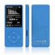 Portable MP4 Lossless Sound Music Player FM Recorder FM Radio Lot Micro TF Card AMV AVI Audiobooks blue