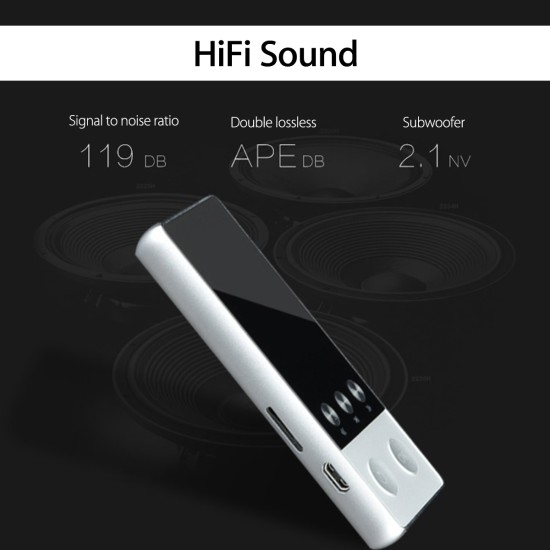 Sport Bluetooth HiFi MP3 MP4 Player 1.8inch Screen Portable Speaker Radio FM Recording E-book Walkman A5 black