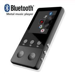 Sport Bluetooth HiFi MP3 MP4 Player 1.8inch Screen Portable Speaker Radio FM Recording E-book Walkman A5 black