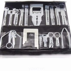 38pcs Car Audio Stereo CD Player Radio Removal Repair Tool Kits Interior Disassembly Tool Black