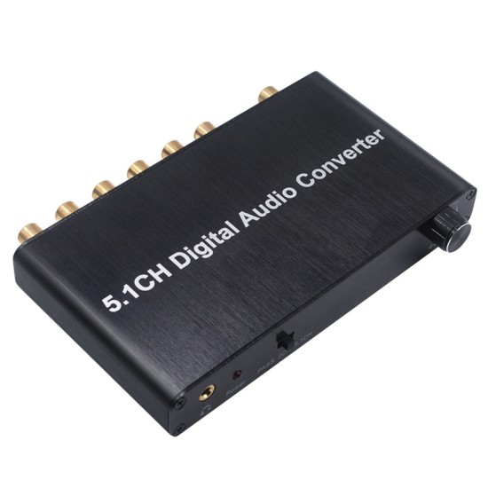 5.1 CH Digital Audio Converter Decoder SPDIF Optical Coaxial to RCA DTS/AC3