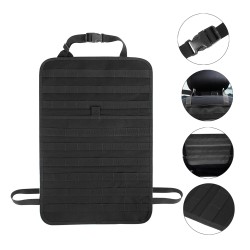 600D Waterproof Car Chair Back Organizer Vehicle Panel Cover Protector Universal black