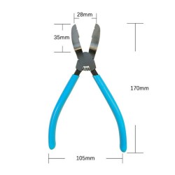 Car Fuel Line Pliers Petrol Clip Pipe Hose Connector Fastener Clips Pliers Release Removal Plier Car Repair Puller Tool blue