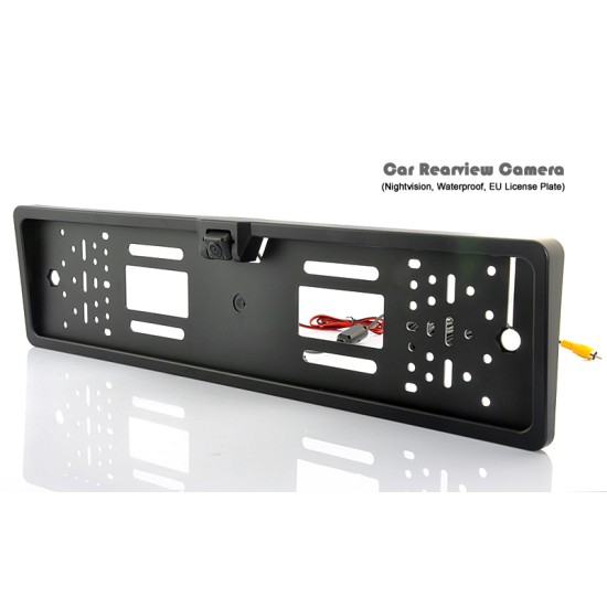 Car Rearview Camera - Nightvision, Waterproof, EU License Plate