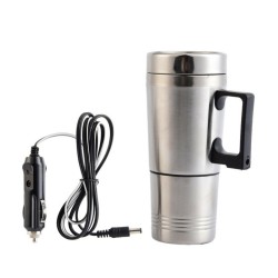 Cup Electric Kettle Steel Stainless Heating Car Tea Coffee Travel Maker Mug Pot 24V car electric cup