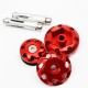 Motorcycle Aluminum Fairing Bolts Frame Hole Caps Screws For Kawasaki Z1000 10-16 Z1000SX 11-15 red