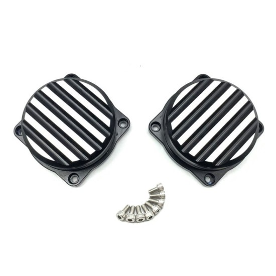 Motorcycle Injection Carburetor Cover Brass Carb Tops Top Ripple Caps for Bonneville Scrambler Thruxton 900 black