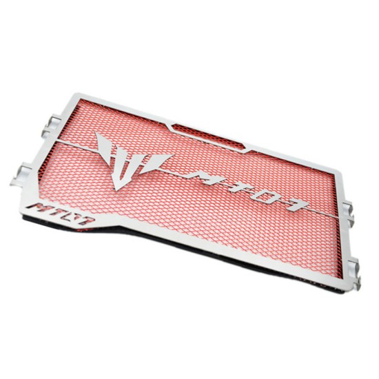 Stainless Steel Motorcycle Radiator Grille Guard for YAMAHA MT-07 MT07 14-18 red