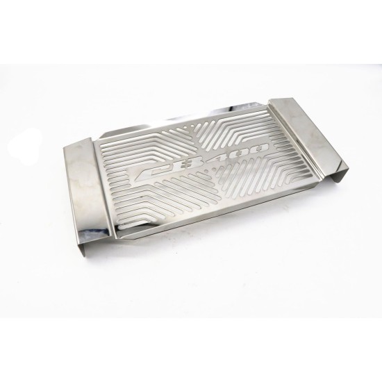 Stainless Steel Motorcycle Radiator Water Tank Guard Protective Cover for HONDA CB400 VTEC 1-5 Generation 99-14  silver