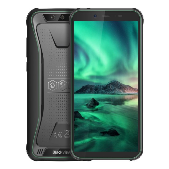 Blackview BV5500 Plus Rugged Phone 5.5" Screen 3GB RAM 32GB ROM Android 10 Smartphone NFC OTG 4G Mobile green_Non-European regulations