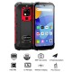 Conquest S16 Rugged Smartphone Ip68 Shockproof Waterproof Android Wifi Mobile Phones 8+128GB red