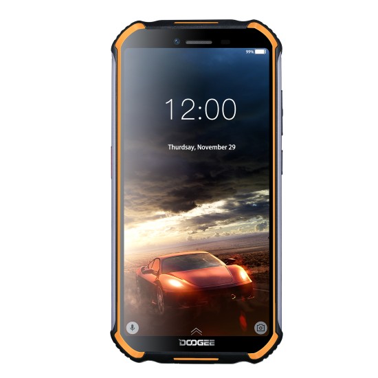 DOOGEE S40 4G Network Rugged Mobile Phone 5.5" Screen 4650mAh MT6739 Quad Core 2GB RAM 16GB ROM Android 9.0 Smartphone Orange