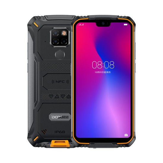 Doogee S68 Pro Cellphone Helio P70 Octa-core 6GB+128GB Memory 21MP+16MP+8MP+8MP Camera 5.84" IPS Display 6300mAh 12V/2A Charge Smartphone Orange_Non-European version