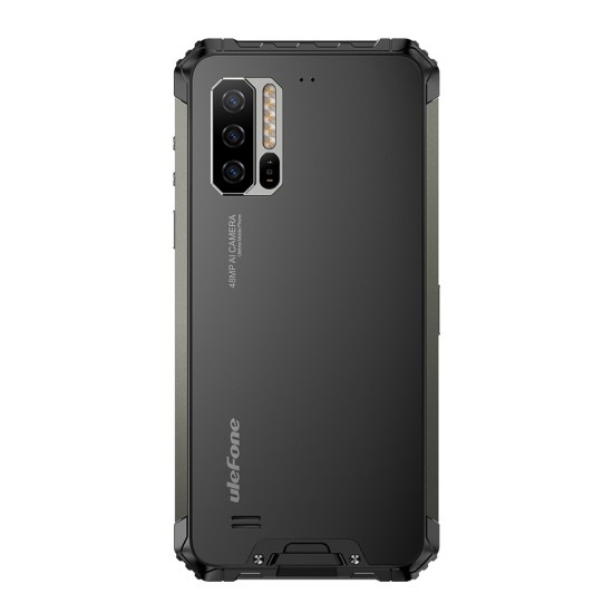 Ulefone Armor 7E Mobile Phone IP68 Rugged Smartphone 4GB+128GB Waterproof Android 9.0 NFC AI Camera Wireless Phone black_Non-European version