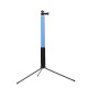 3 in 1 LED Ring Light Photo Photography Dimmable Video for Smartphone with Tripod Selfie Stick & Phone Holder Blue 26CM