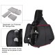 Camera Bag Protection Backpack Waterproof Shockproof for SLR DSLR Mirrorless Camera Lens Battery black