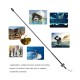 Extra Long Aluminum Alloy Selfie Stick / 2M for Insta360 ONE/ONE X/EVO Camera 2 meters