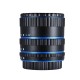 Metal Mount Lens Adapter Auto Focus AF Macro Extension Tube Ring for Canon EOS EF-S Lens 750D 80D 7D T6s 60D 7D 550D 5D Mark IV  blue