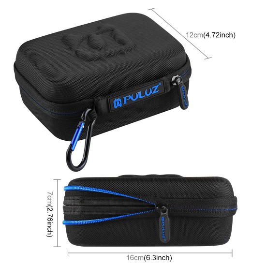 PULUZ Waterproof Travel Carry Bag Case for GoPro HERO 7/6/5/4Session/4/3+/3/2/1 black