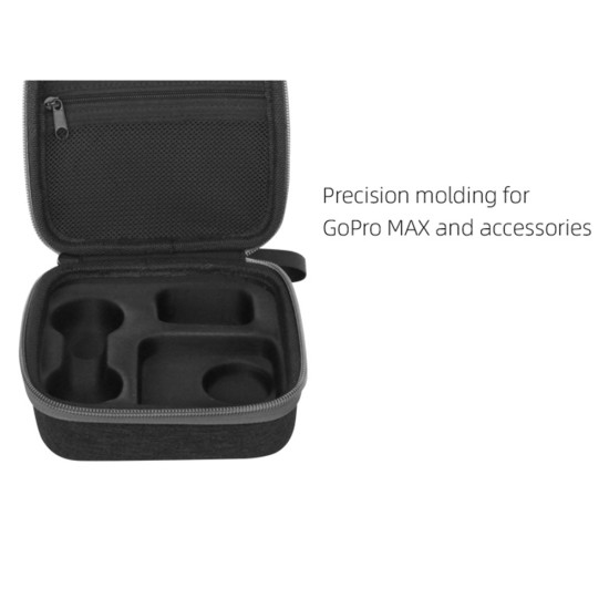 Portable Carrying Case Storage Bag for GoPro MAX Camera Accessories black