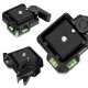 QR-40 Compact Universal Quick Release Adapter Assembly Platform QR Plate Mount Base black