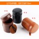 Retro PU Leather Lens Pouch Bag Protective Case for Universal DSLR Camera coffee_Medium