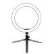 Selfie Ring Light LED Circle Light USB LED Desktop Lamp with Stand Dimmable LED Fill Light for Live Stream Photograph Desktop stand + 26cm fill light