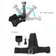 Sunnylife for GoPro Head Strap Headband Mount Holder with Adapter for DJI OSMO Pocket Camera  black