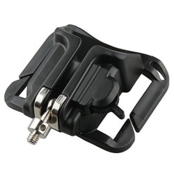 Waist Belt Strap Quick Release Mount Buckle Hanger Holder Clip for DSLR Camera black