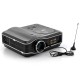 2100 Lumens DVD Projector with DVD Player Video Game Projector Beamer 400:1 Contrast UK Plug