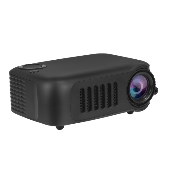 A2000 Mini Portable Digital Projector Home Use 720P High Definition Projector Orange_AU Plug