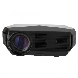 A4300 Mini Digital Projector 720P High Definition LED Home Projector Portable black_UK Plug