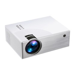 C7 2000 Lumens LED Video Projector Portable LCD Projector For Home Cinema AV USB HDMI VGA 3D LED Beamer white_Standard Edition-European Regulation