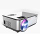 C9 1280*720P Support 4K Videos Via HDMI Home Cinema Movie LED Video Projector Silver black_European regulations