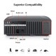 F30UP Wireless Wifi Smart HD 1080P Projector for Business Office European Plug black_European regulations