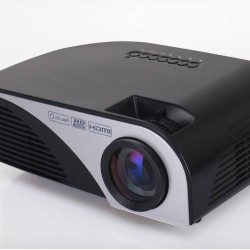 G8005B Mini Projector LED Beamer Home Cinema Projector Theater Projectors for Home Use Eaducation LCD TFT display System black_European regulations