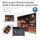 HD 1080p Projector Wireless Wifi Smart Portable Home Theater Cinema 2.4G Bluetooth Projector EU Plug