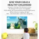 Mini Projector Kids 1080P High Definition LED Home Projector Portable white_AU Plug